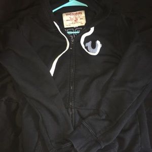 True religion black sweater